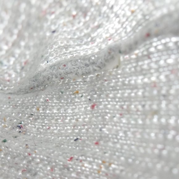 Zara Light Grey with Rainbow Knit Waffle Tee Button Up Baby Knit Top 2-3 Years - Picture 6 of 7